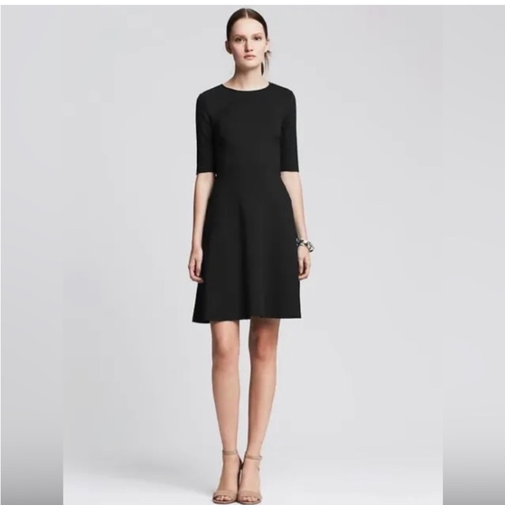 Black womens Banana Republic dress - 10 tall
